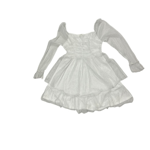 Altar'd White Mini Tiered Women's Dress Large - Picture 3 of 14